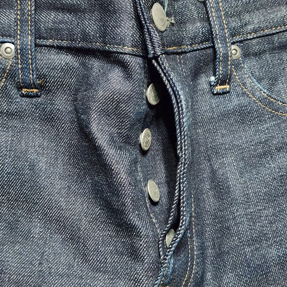 J.Crew Every Stitch Considered 770 Straight Fit Selvedge Jeans Indigo Blue 33x32